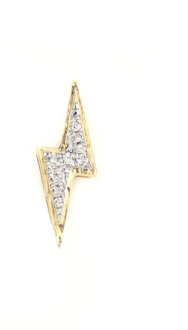 0.05CT Lightning Bolt Earring