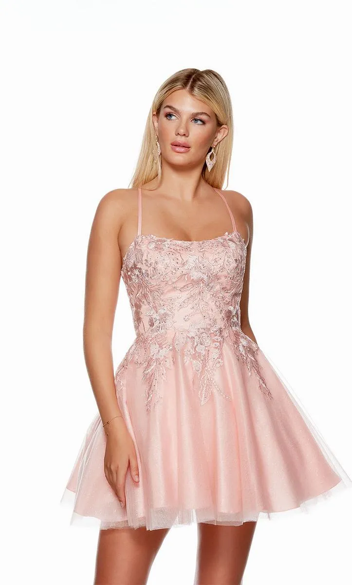 Alyce Paris A-Line Homecoming Dress 3152