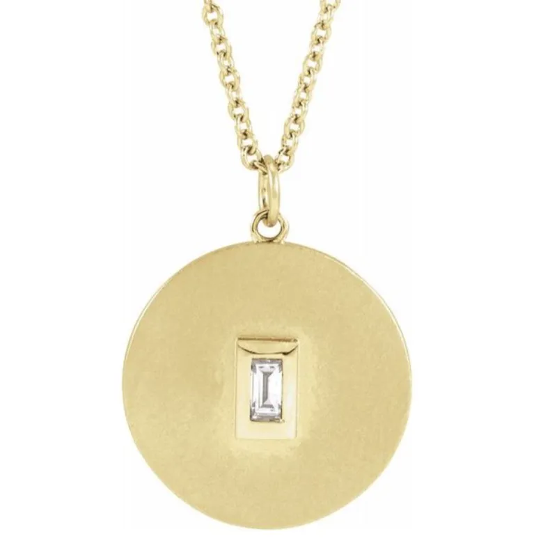 The Nikki Baguette Disc Medallion